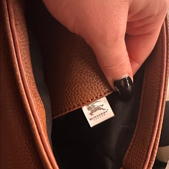 Burberry note check crossbody bag - Picture 6 of 9